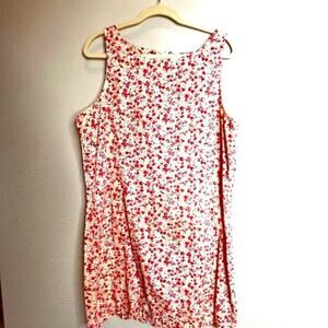 Vintage Ditsy Floral Sleeveless Cotton Dress by Original TY Wear Sz 18